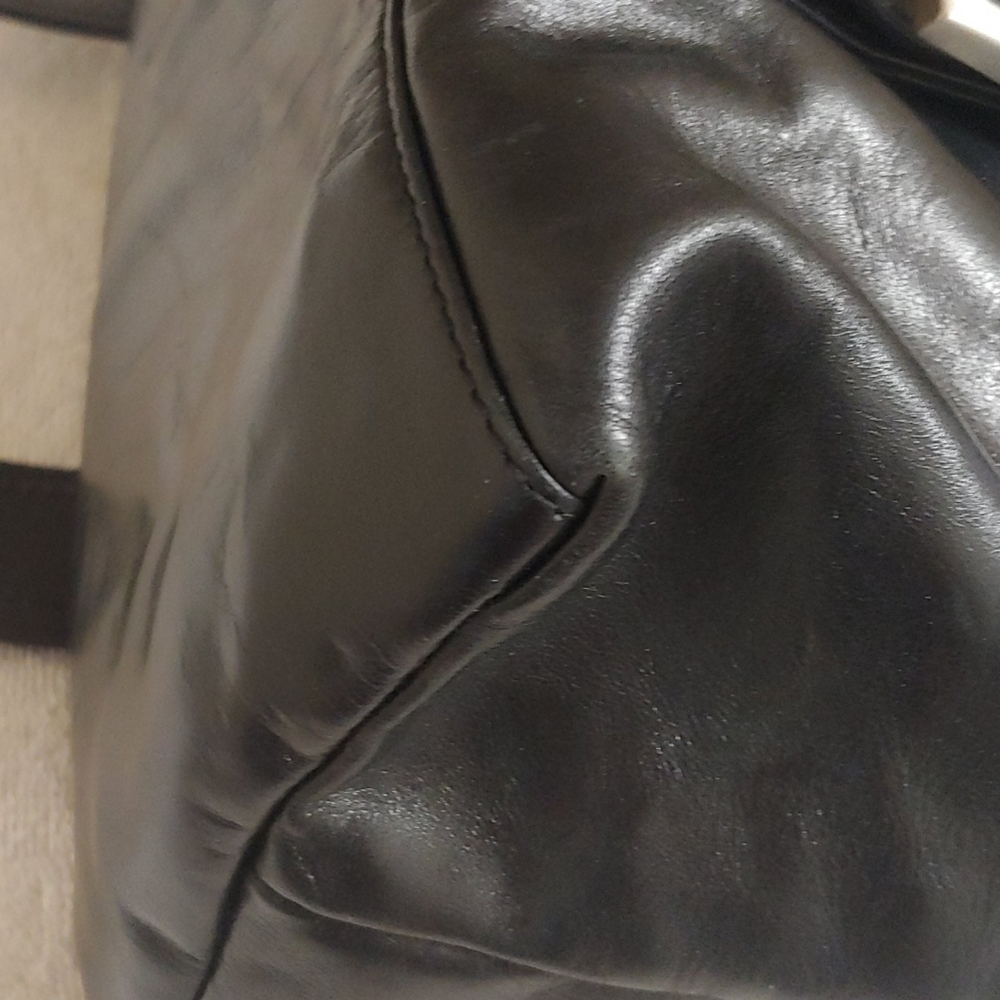 NWOT Kenneth Cole NY black leather bag - Picture 12 of 16